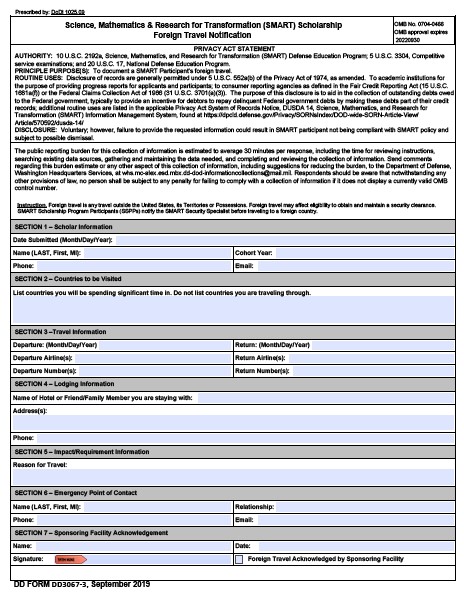 dd Form 3067-3 fillable