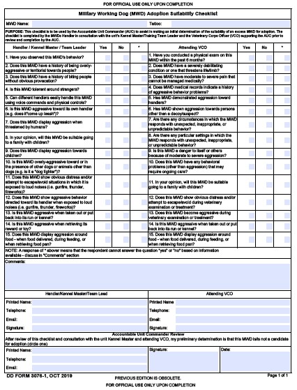 dd Form 3076-1 fillable