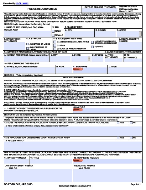 dd Form 369 fillable