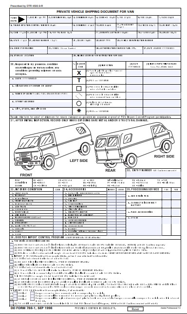 dd Form 788-1 fillable